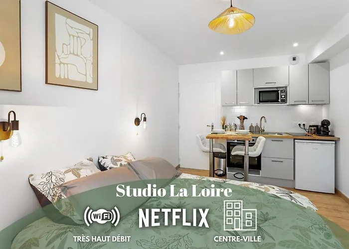 Apartamento Centre-ville - Fibre - Netflix - La Loire *
